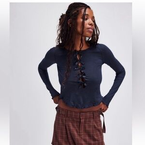 Tricia Fix Free People bow top